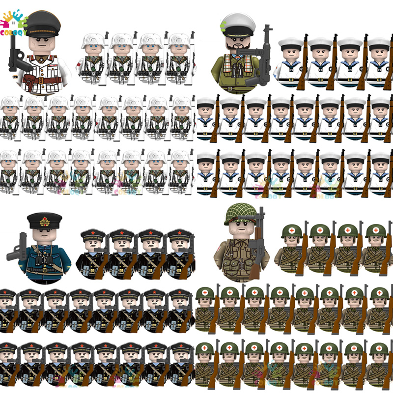 Kids Toys Uk - Kids Toys 21pcs/lot WW2 N001-N095 Officers