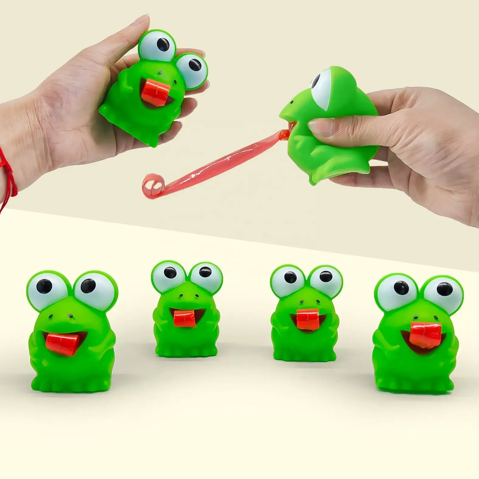 Kids Toys Videos - Fidget Decompression Pinch Toy Creative Frog