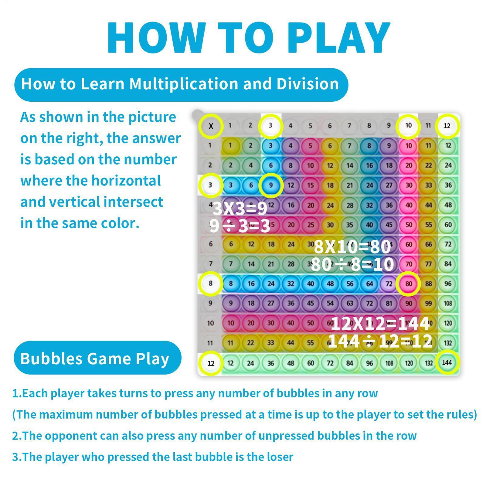 Multiplication Push Button Boa - огляд і ціна Kids Toys Learning