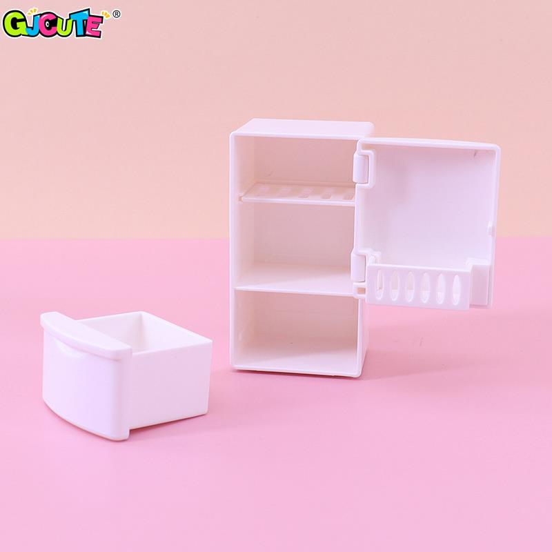 1/12 Mini Dollhouse White Refr - огляд і ціна Kids Toys Kitchen Set
