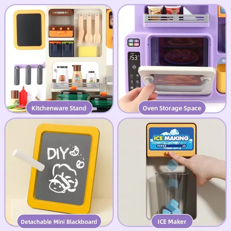 90cm Large Pretend Play Kitche - огляд і ціна Kids Toys Kitchen Set