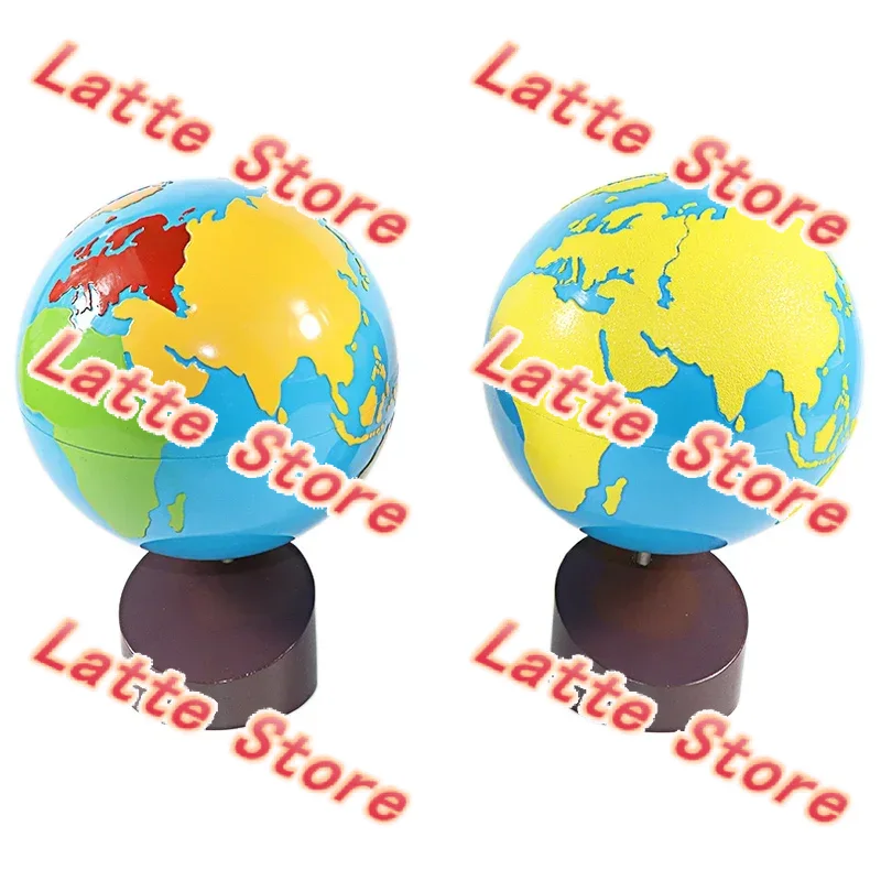 Montessori Continents Globe, W - огляд і ціна Kids Toys Learning