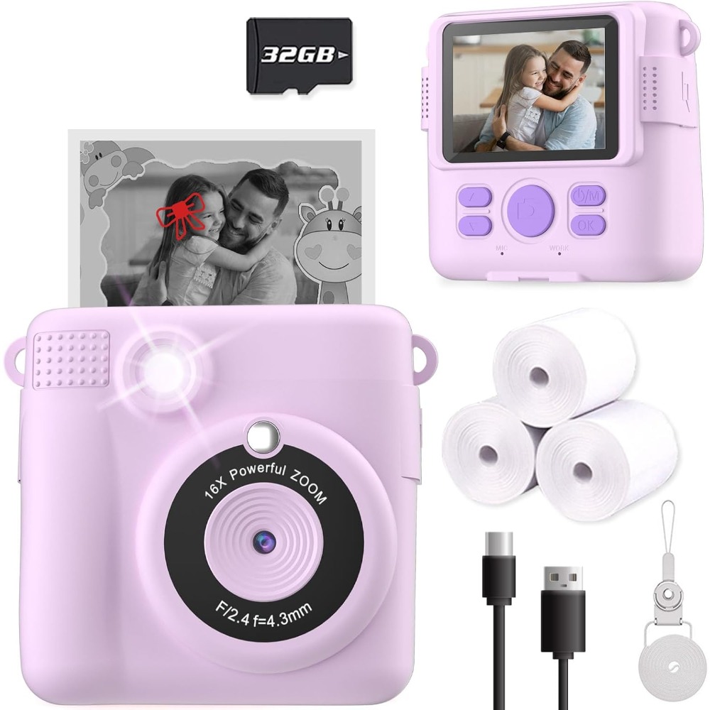 Instant Print Camera for Kids, - огляд і ціна Kids Toys Videos