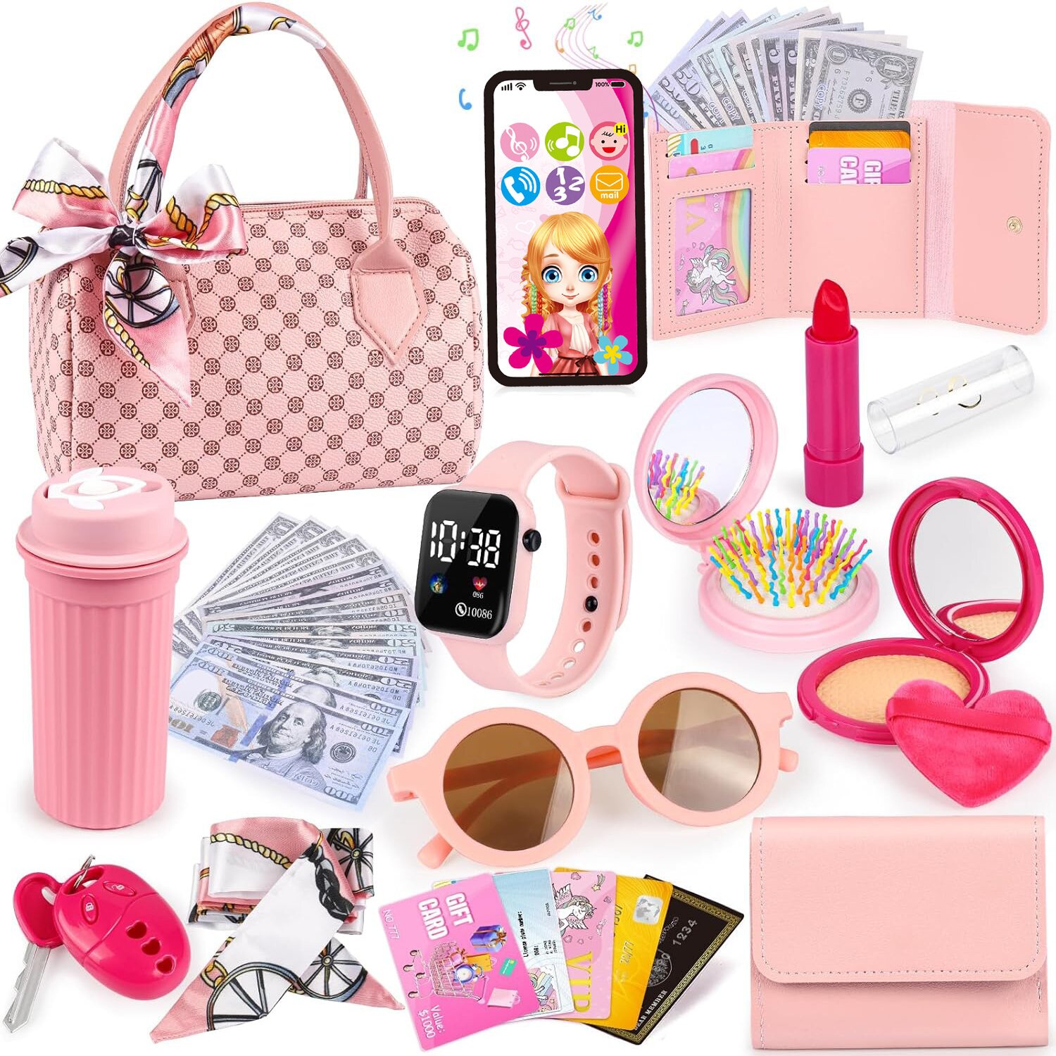 32PCS Play Purse Toddler Girls - огляд і ціна Top Kids Xmas Toys