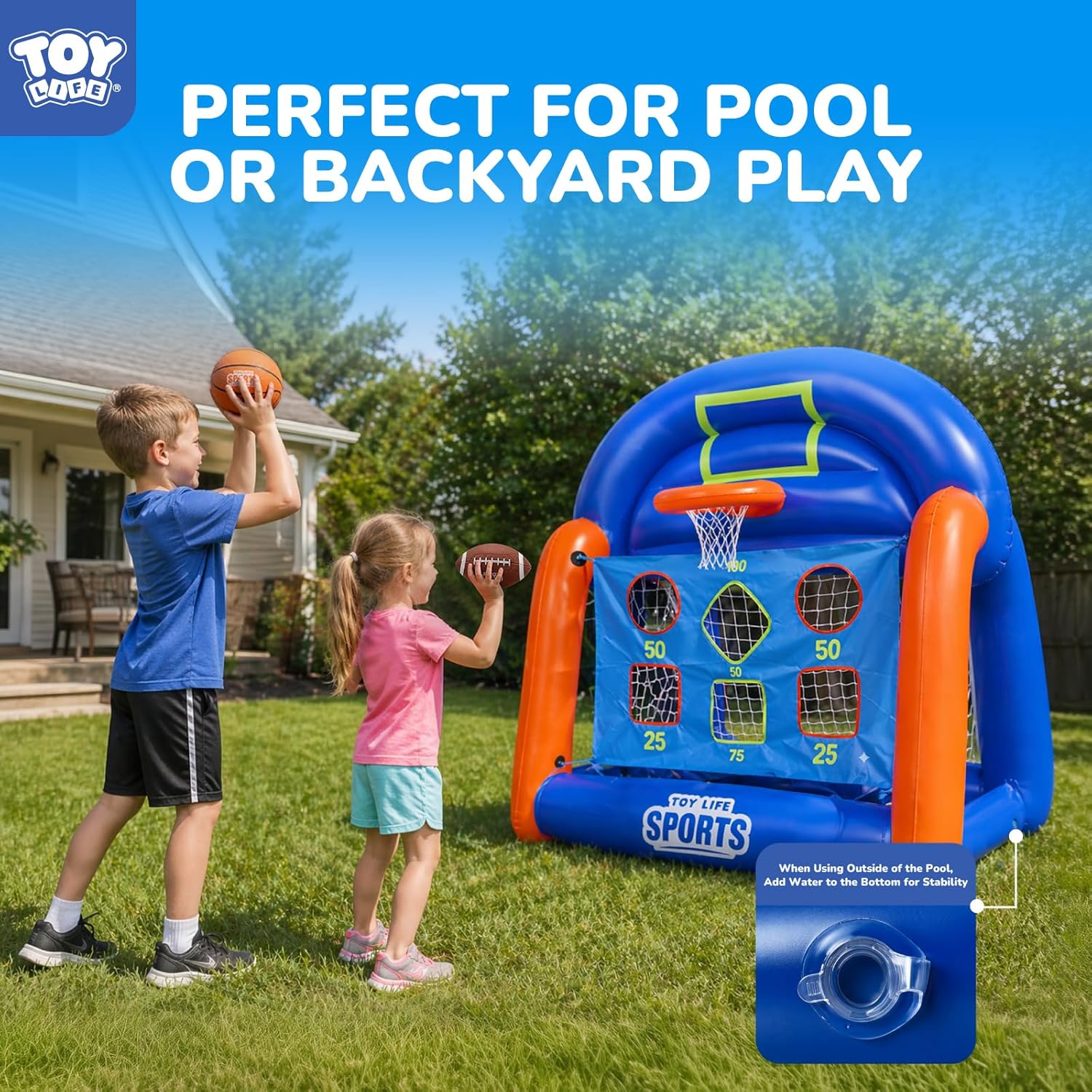 Multi-Sport Pool Games Inflata - огляд і ціна Kids Toys Set