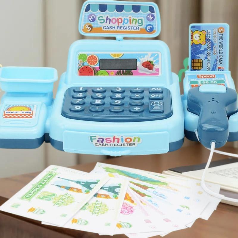 1Set Supermarket Cashier Elect - огляд і ціна Kids Toys Shop