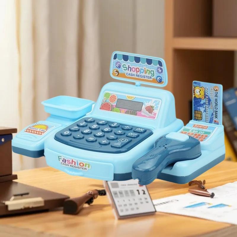 1Set Supermarket Cashier Elect - огляд і ціна Kids Toys Shop