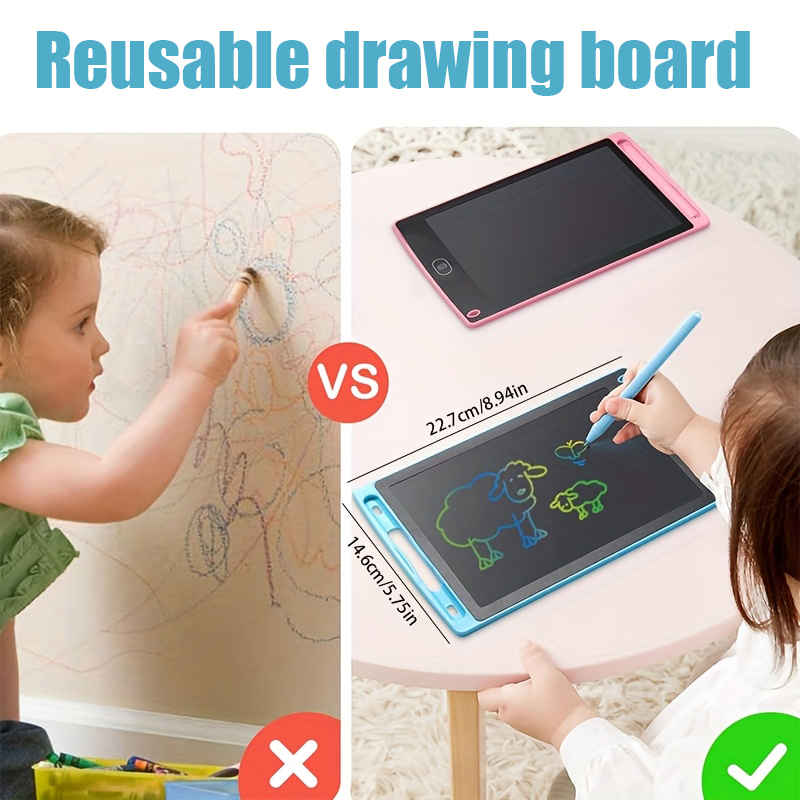 LCD Writing Tablet for Kids, 8 - огляд і ціна Kids Toys Learning