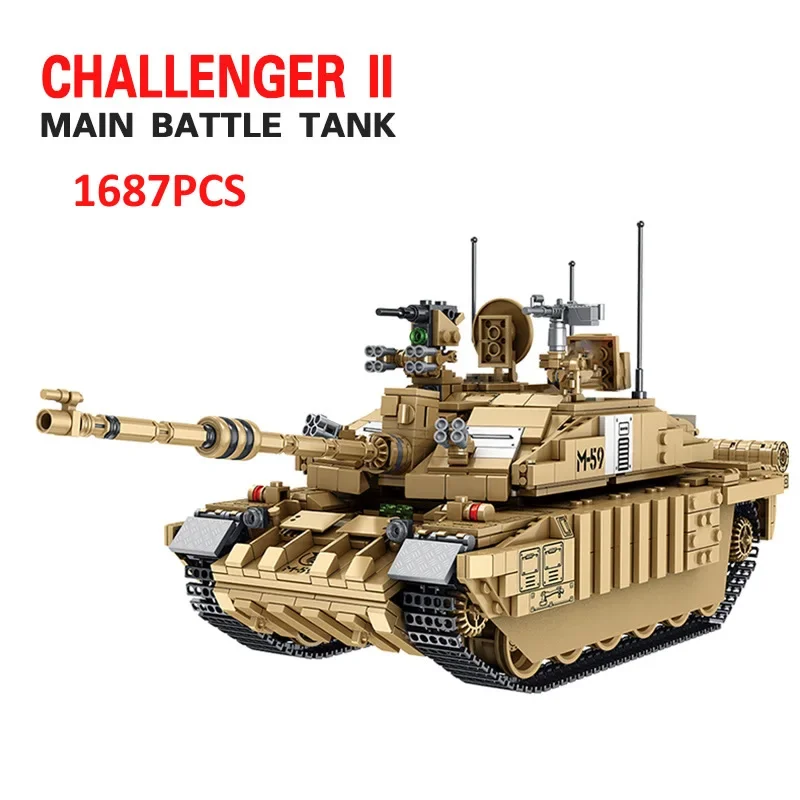 1687Pcs Military Tanks UK Chal - огляд і ціна Kids Toys Uk