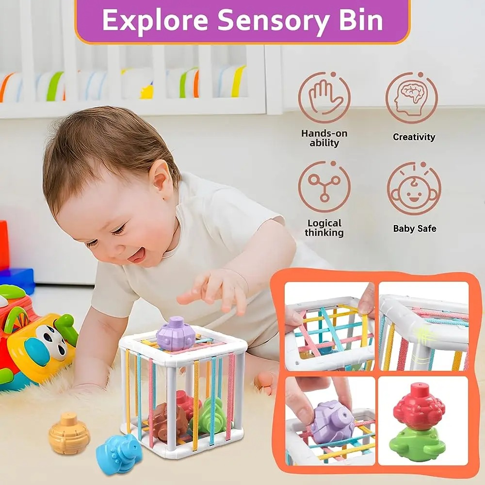 Rainbow Colorful Montessori Sh - огляд і ціна Kids Toys Learning