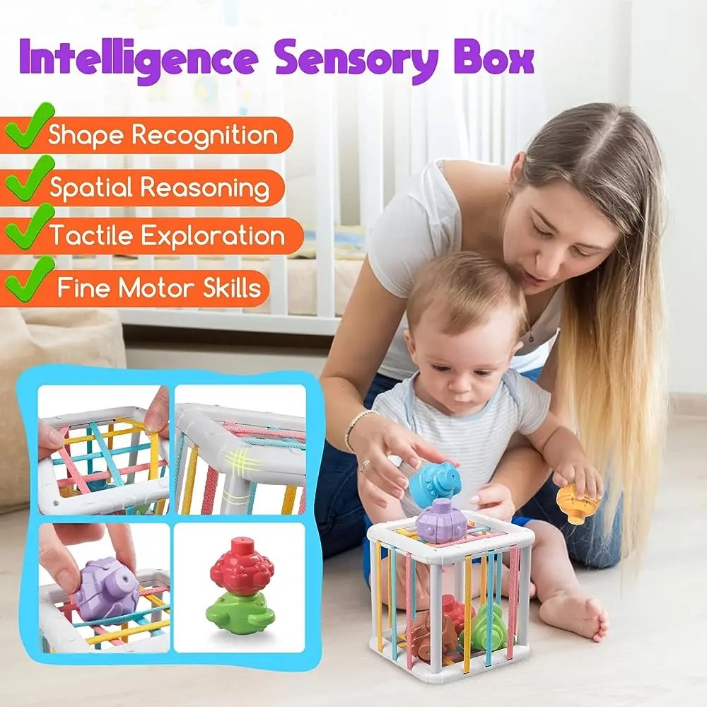 Rainbow Colorful Montessori Sh - огляд і ціна Kids Toys Learning