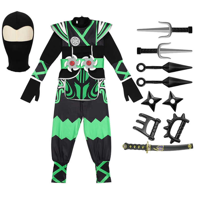 Green Ninja Costume for Kids w - огляд і ціна Kids Toys Set