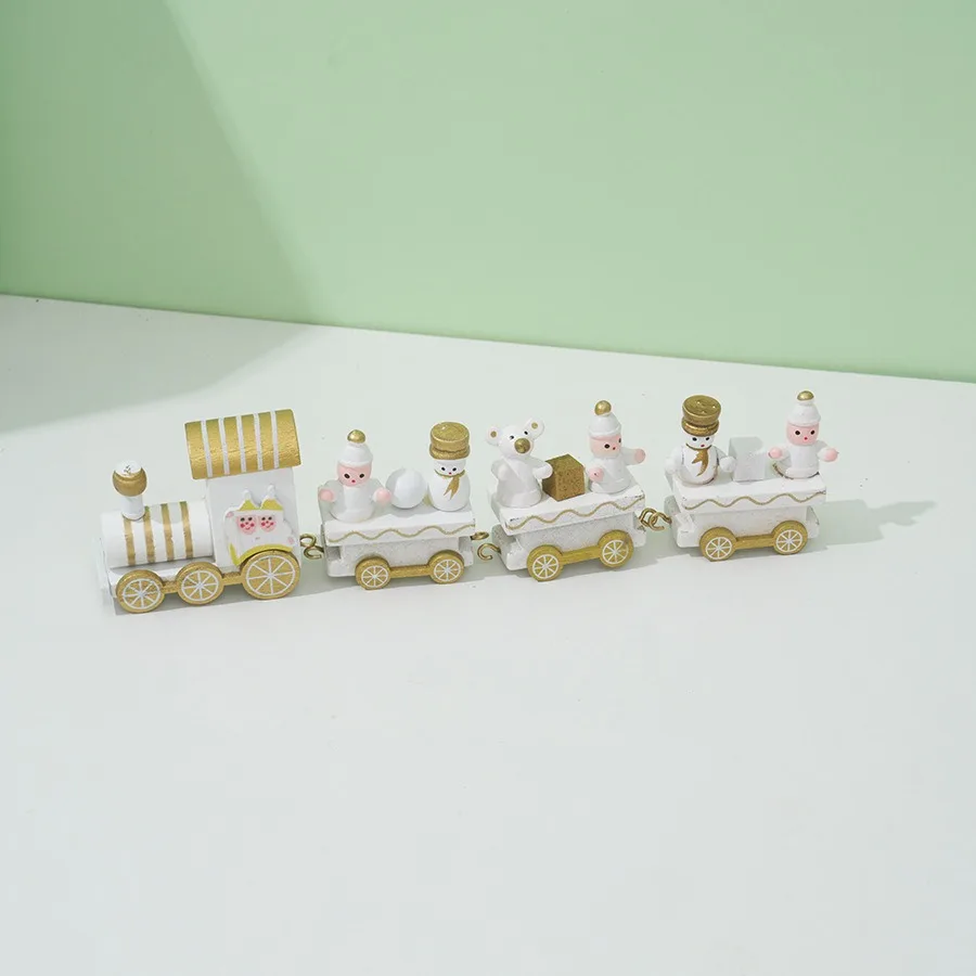 Christmas Train Painted Wooden - огляд і ціна Top Kids Xmas Toys