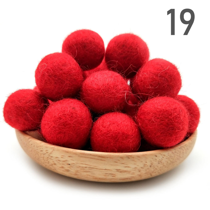 10/30pcs 2cm Wool Felt Balls R - огляд і ціна Kids Toys In Wholesale