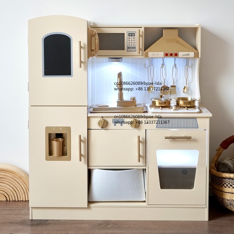 Educational Wooden Pretend Pla - огляд і ціна Kids Toys Kitchen Set