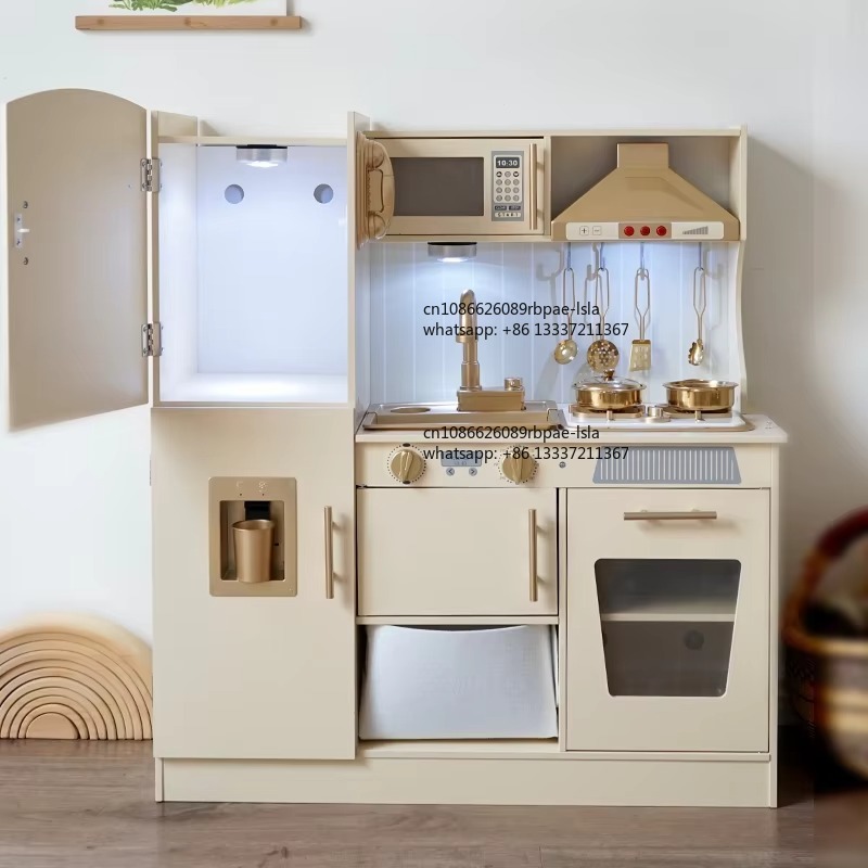 Educational Wooden Pretend Pla - огляд і ціна Kids Toys Kitchen Set