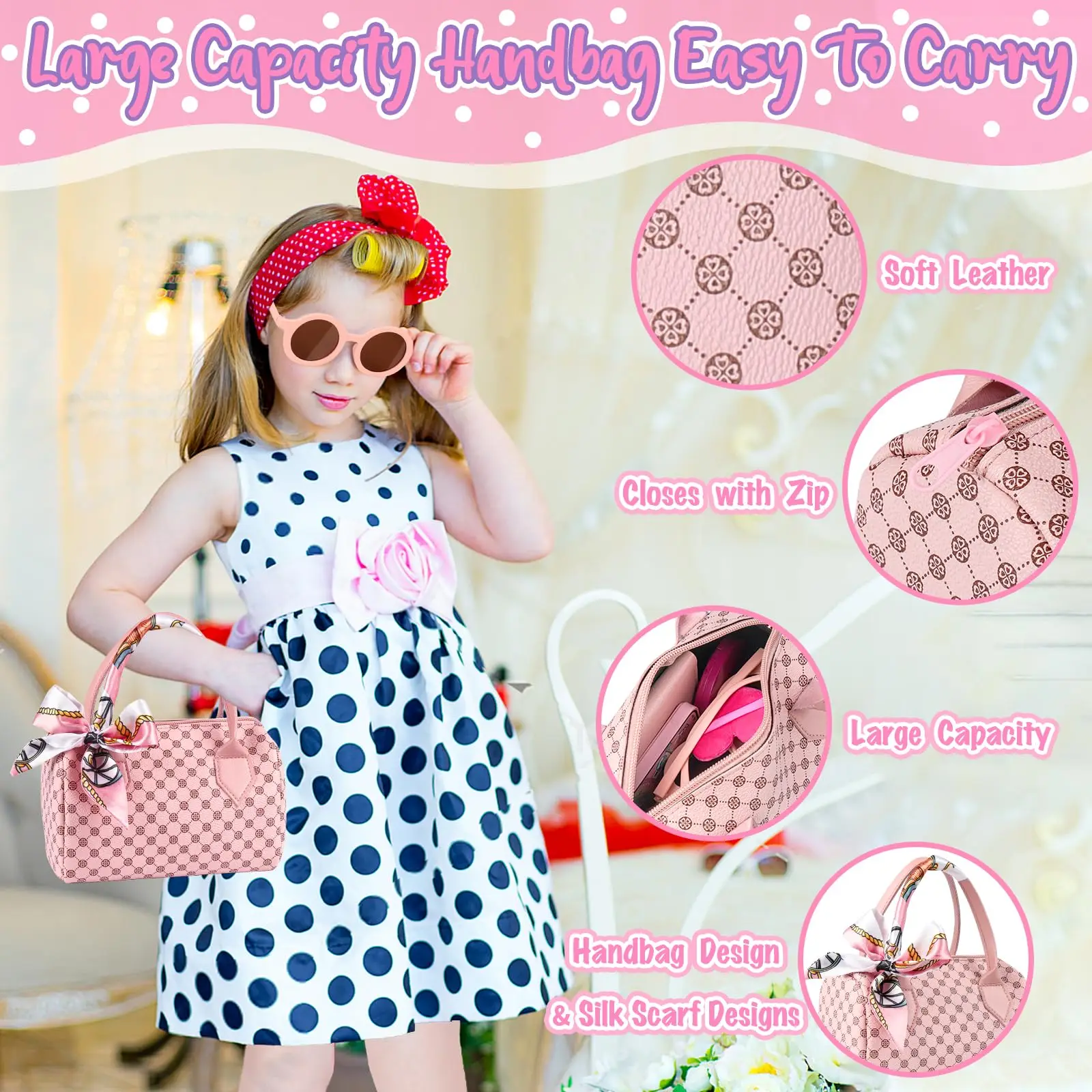 32PCS Play Purse Toddler Girls - огляд і ціна Top Kids Xmas Toys