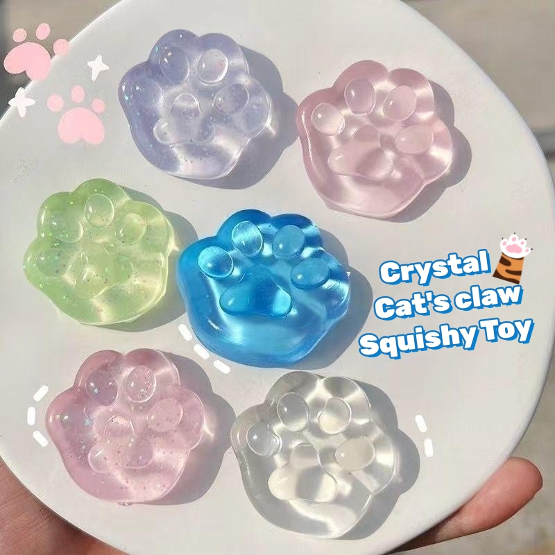 3PCS Kawaii Cat Paw Sticky Squ - огляд і ціна Kids Toys Unique