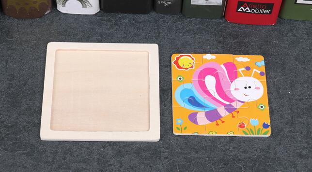 4PCS/lot 3D Wooden Jigsaw Puzz - огляд і ціна Kids Toys In Wholesale