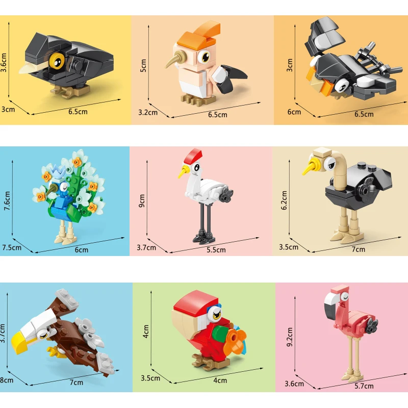 Bricks Animal Bird Paradise Cr - огляд і ціна Kids Toys Blocks
