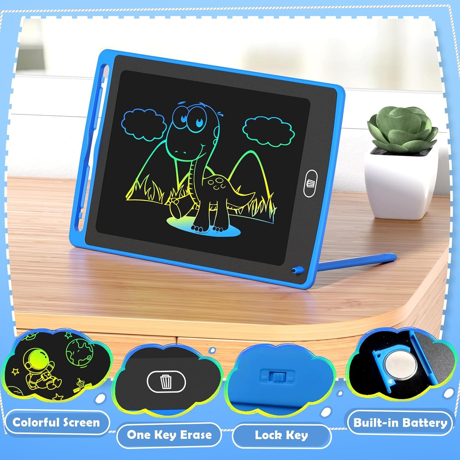 Pack LCD Writing Tablet for Ki - огляд і ціна Kids Toys Learning