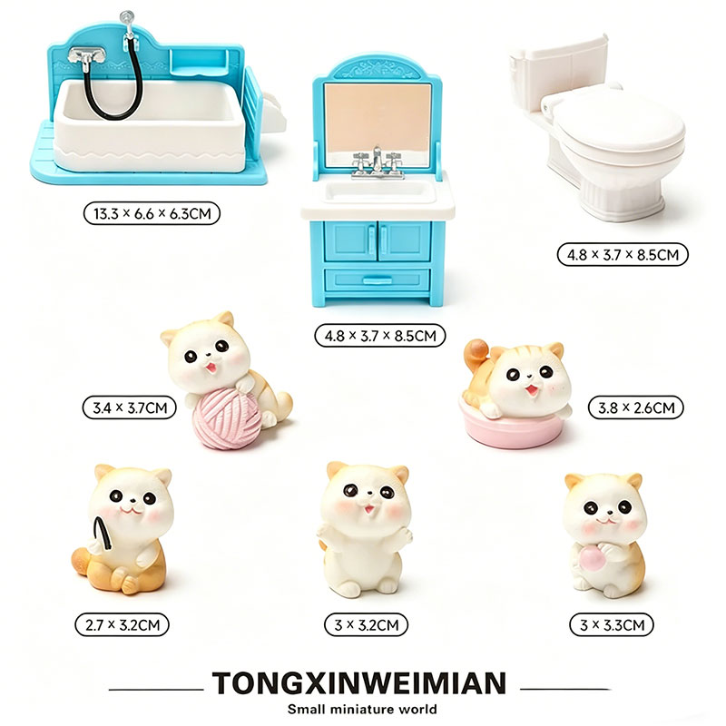 Dollhouse Bathroom Set 1:12 Mi - огляд і ціна Kids Toys Set