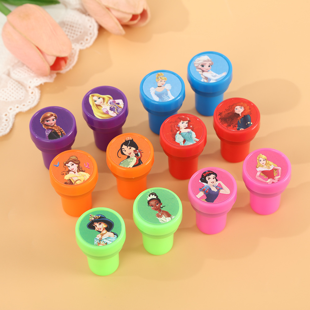 12PCS Princess Kids Stamps Car - огляд і ціна Kids Toys In Wholesale