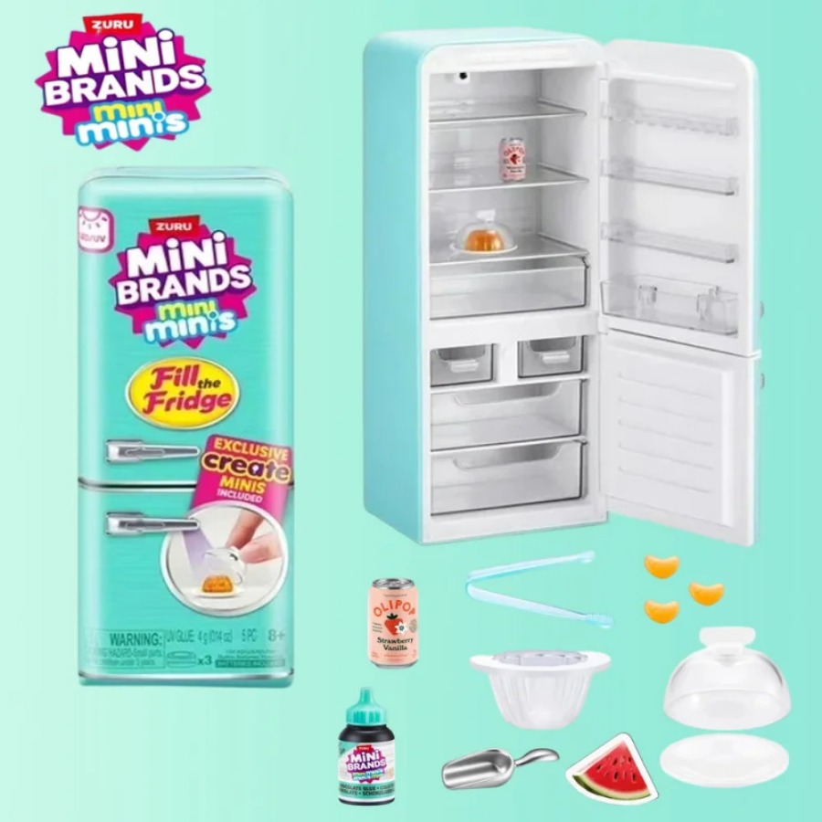 ZURU 5 Surprise Mini Fridge Ba - огляд і ціна Kids Toys Kitchen Set