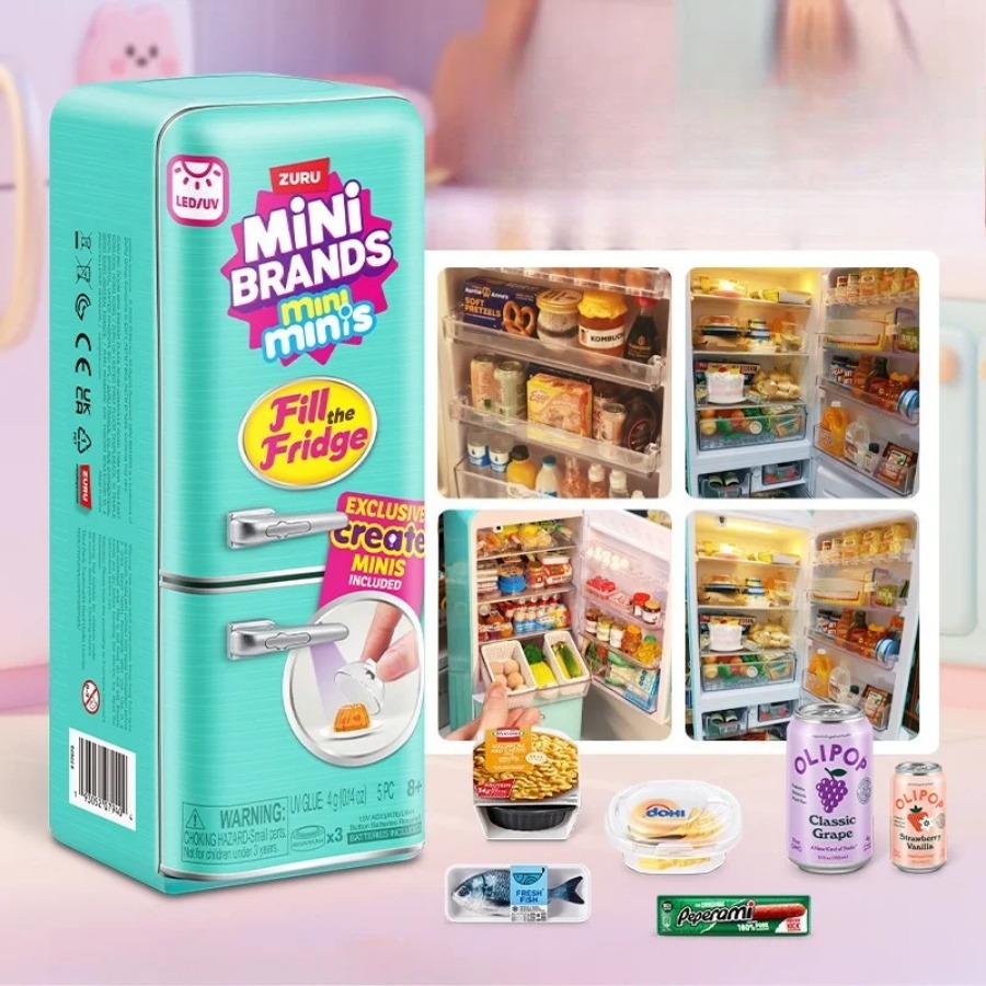 ZURU 5 Surprise Mini Fridge Ba - огляд і ціна Kids Toys Kitchen Set